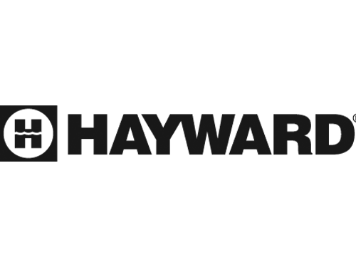 The image displays the logo of "HAYWARD" in a bold, capitalized font with a distinctive "H" icon inside a square to the left of the text.